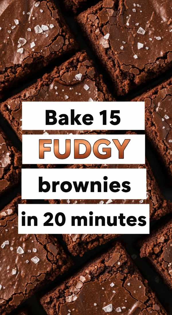 Bake 15 Fudgy Brownies In 20 Minutes 6a1429893c4ed