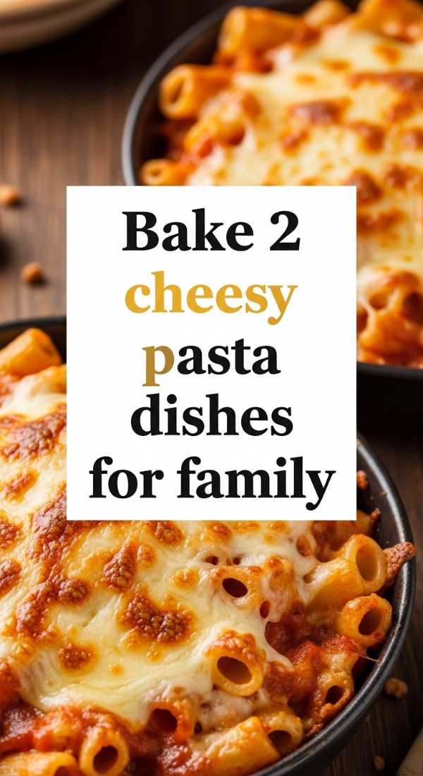 Bake 2 Cheesy Pasta Dishes For Family 6a144dee81e4a