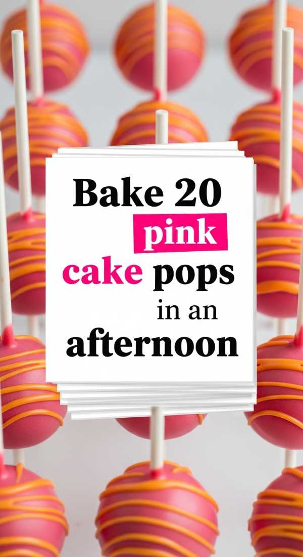 Bake 20 Pink Cake Pops In An Afternoon 6a00568237eb1