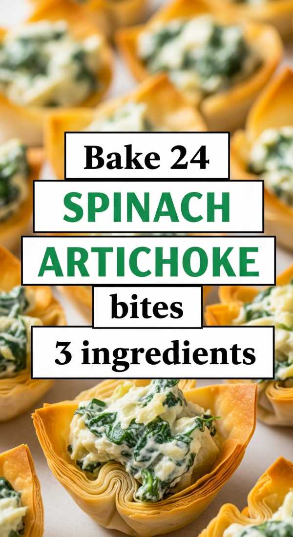 Bake 24 Spinach Artichoke Bites Using 3 Ingredients 6a14424a72df4