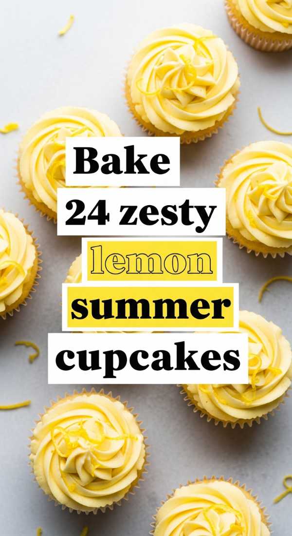Chasing Crumbs & Sunshine: Your Ultimate Summer Baking Business Roadmap Bake 24 Zesty Lemon Summer Cupcakes 69f6fe08a4e06