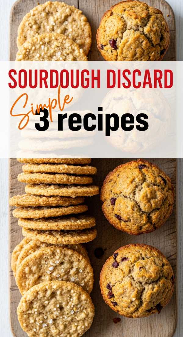 Bake 3 Easy Sourdough Discard Recipes Now 69f5d74f8be53