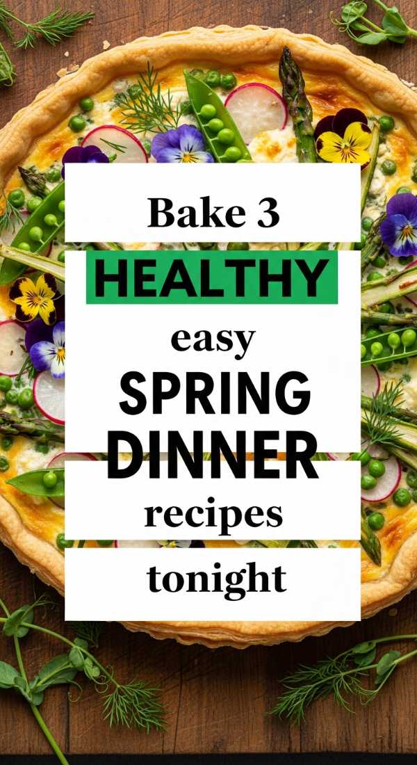 Bake 3 Healthy Easy Spring Dinner Recipes Tonight 69f47f5247478
