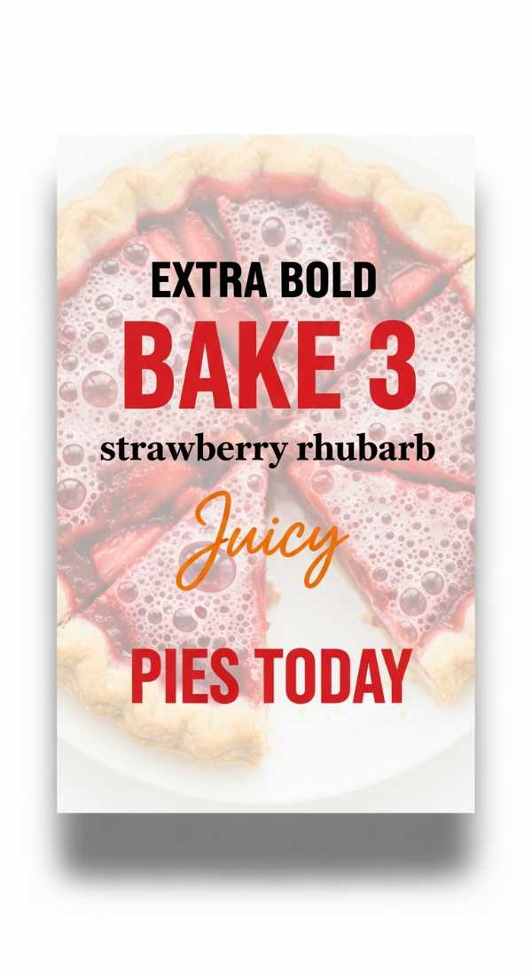 Bake 3 Juicy Strawberry Rhubarb Pies Today 69f721fa371d7