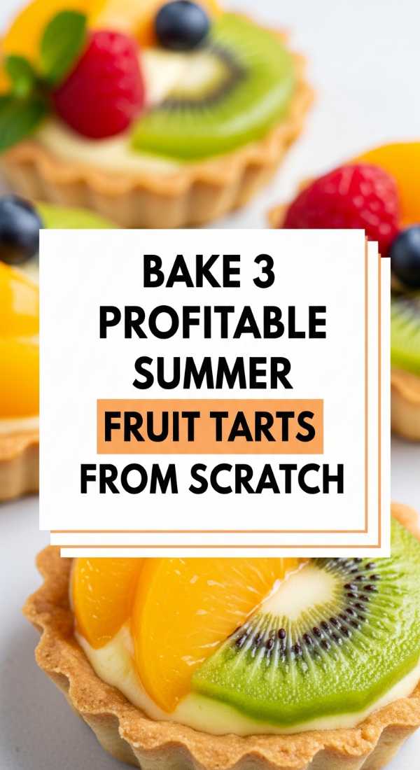 Bake 3 Profitable Summer Fruit Tarts From Scratch 69f59f835b87c