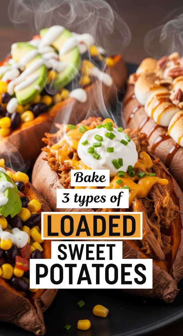 Bake 3 Types Of Loaded Sweet Potatoes 6a017dc00704d