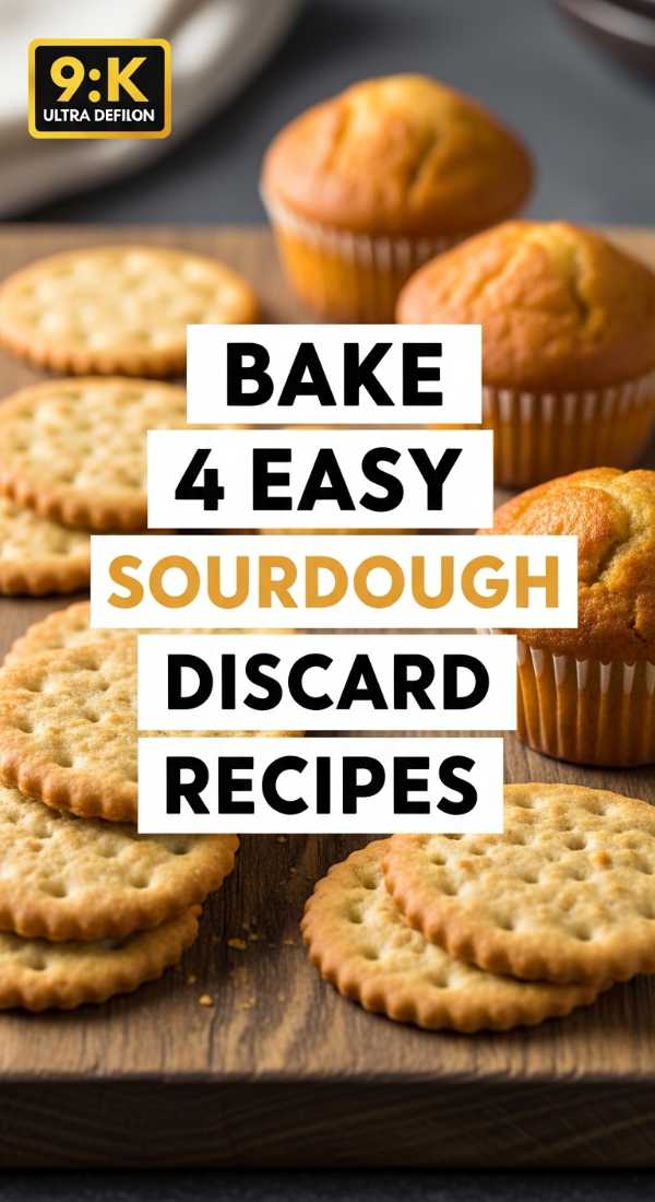 Bake 4 Easy Sourdough Discard Recipes 69f44757389bd