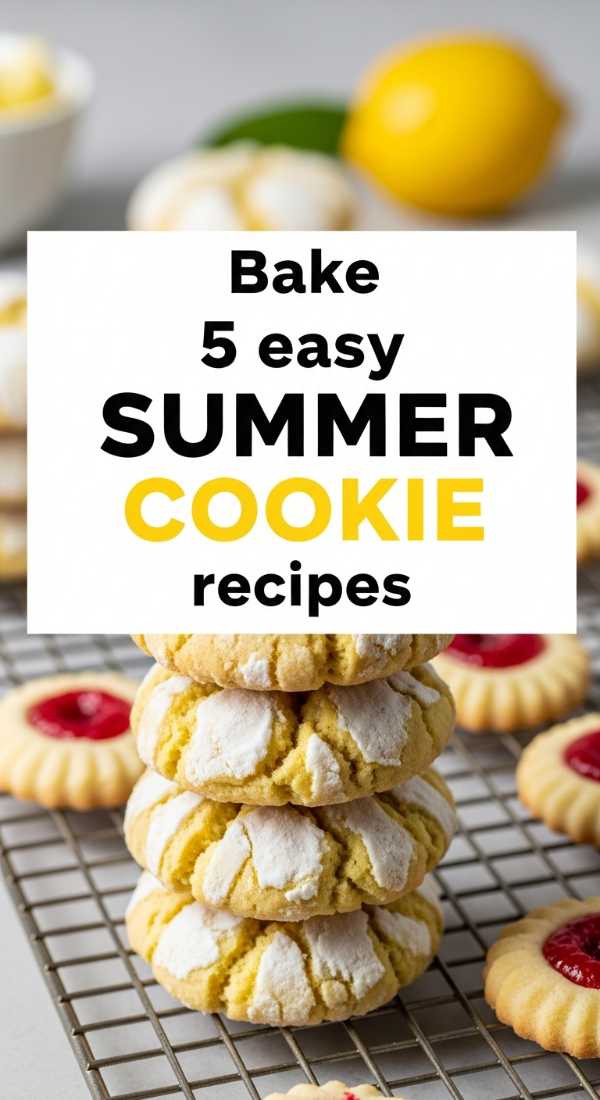 Bake 5 Easy Summer Cookie Recipes 6a06cda8b6814