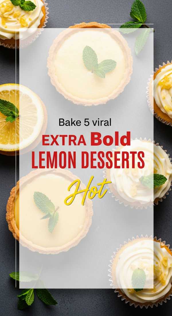 Bake 5 Viral Lemon Desserts For Your Summer Market 69f5d527616e6