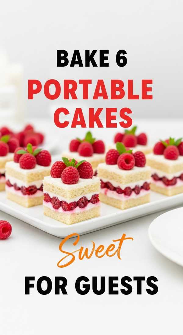 Bake 6 Portable Mini Cakes For Guests 6a0d99ed73f8f