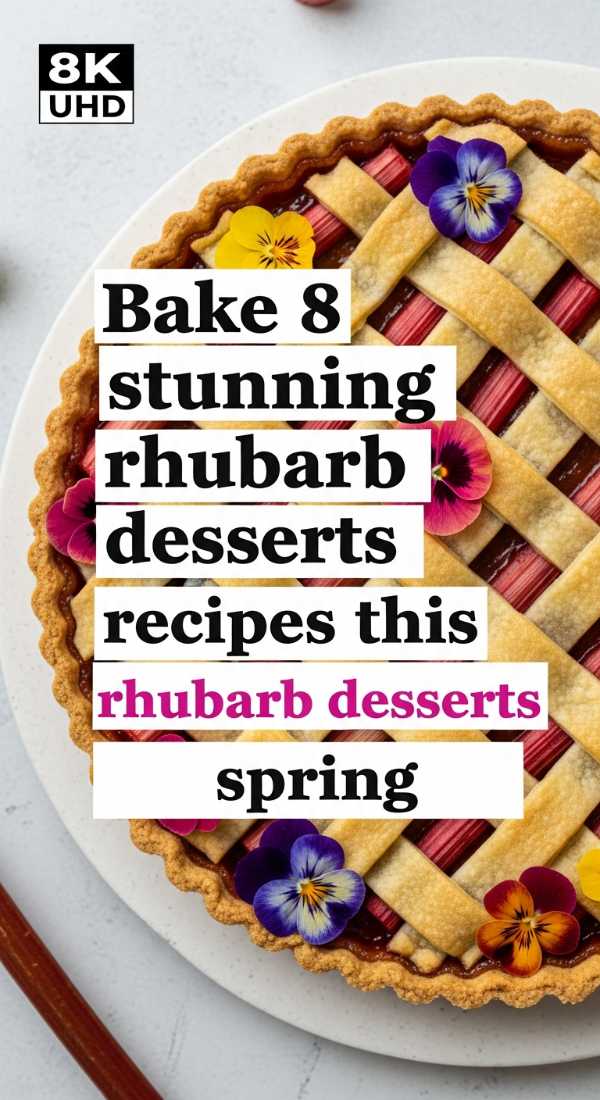 Bake 8 Stunning Rhubarb Desserts Recipes This Spring 69fd8a8b5c7a2