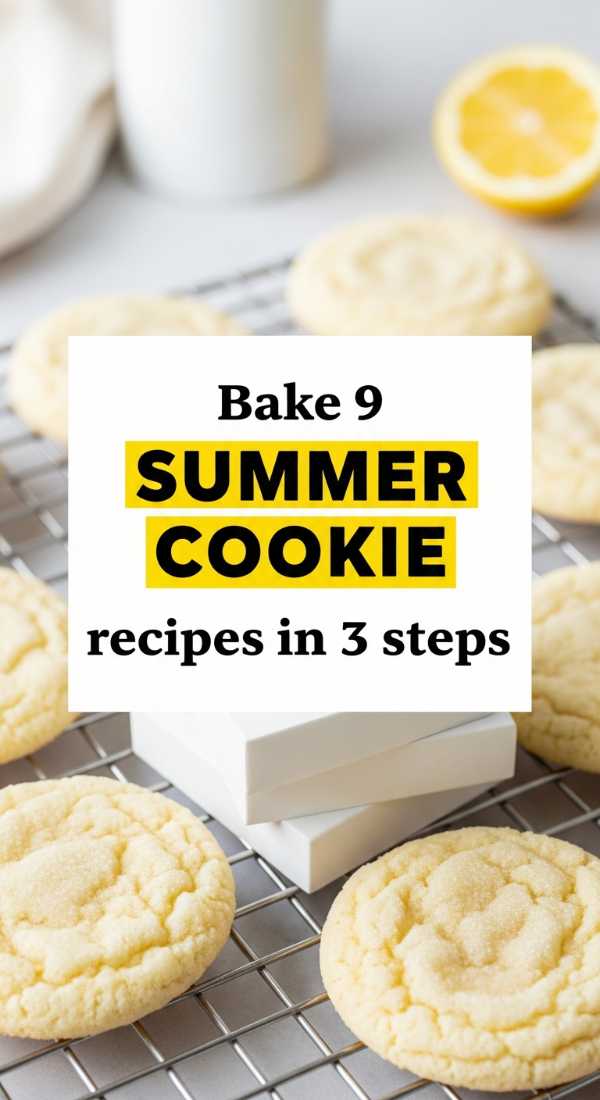 Bake 9 Summer Cookie Recipes In 3 Steps 6a06bc5b31e2c