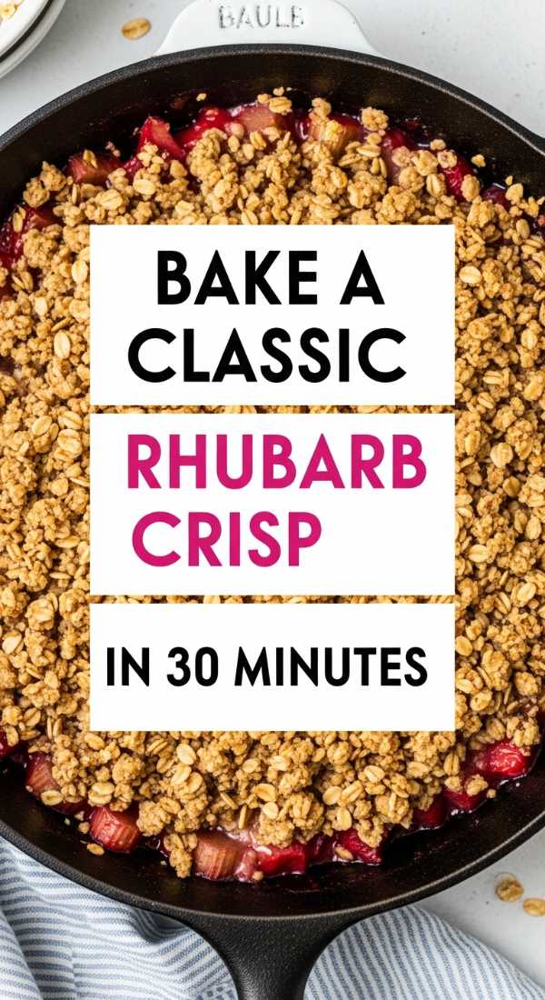 Bake A Classic Rhubarb Crisp In 30 Minutes 69fd8cb800874