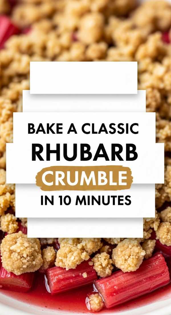 Bake A Classic Rhubarb Crumble In 10 Minutes 69f47b42dd2c9