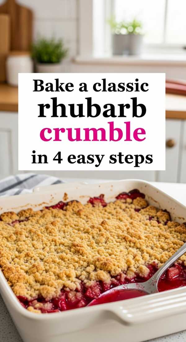 Bake A Classic Rhubarb Crumble In 4 Easy Steps 69fd8cae50752