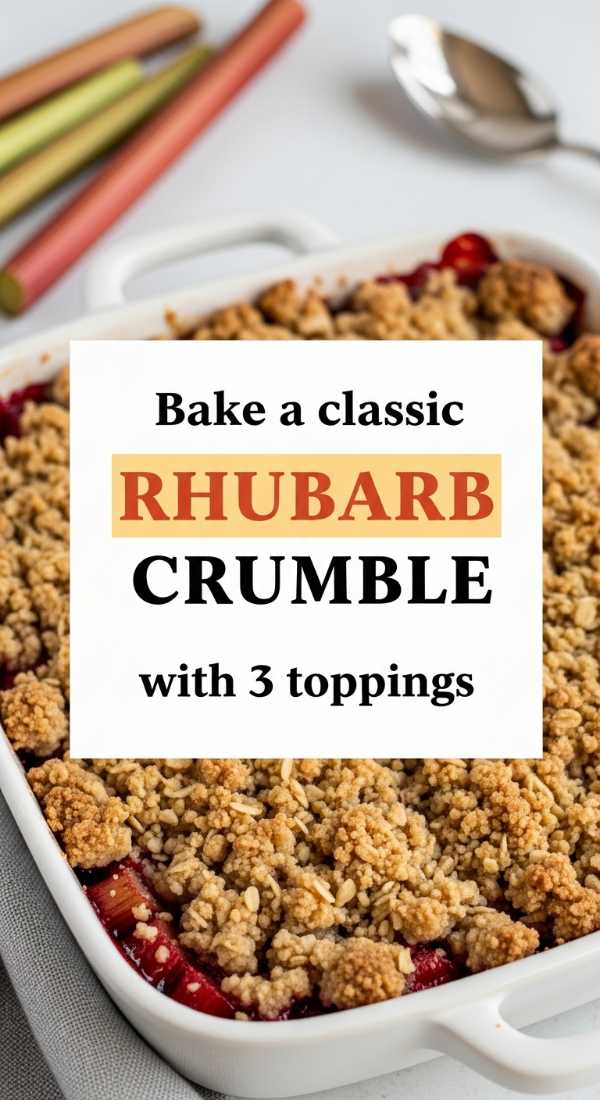 Bake A Classic Rhubarb Crumble With 3 Toppings 69fd8cbd6c83a
