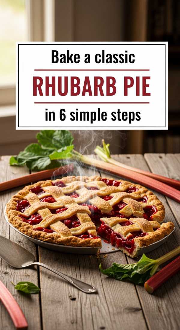 Bake A Classic Rhubarb Pie In 6 Simple Steps 6a06bdede379c