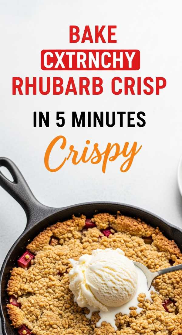 Bake A Crunchy Rhubarb Crisp In 5 Minutes 6a149b30cfb53