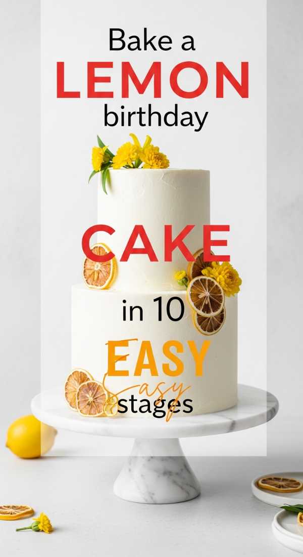 Bake A Lemon Birthday Cake In 10 Easy Stages 6a0031beebf29