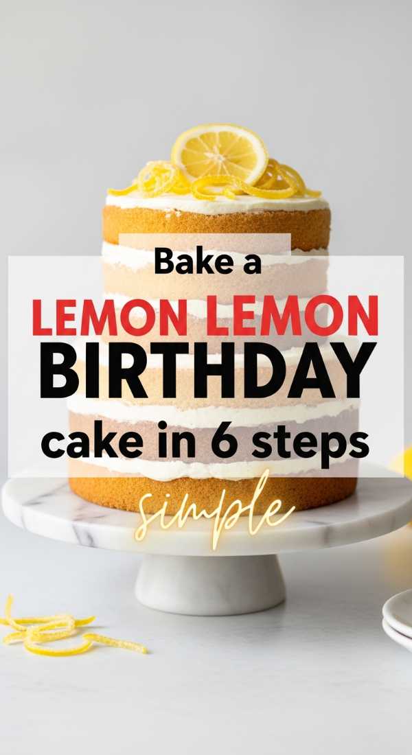 Bake A Lemon Birthday Cake In 6 Simple Steps 69fae9021ea06