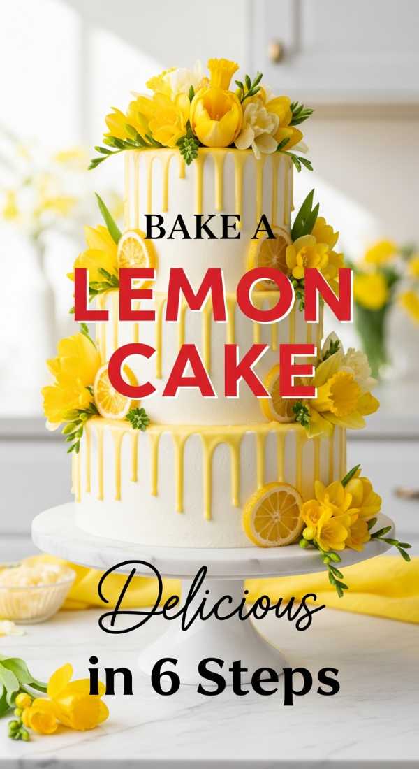 Bake A Lemon Birthday Cake In 6 Steps 6a0031bbb0fb7