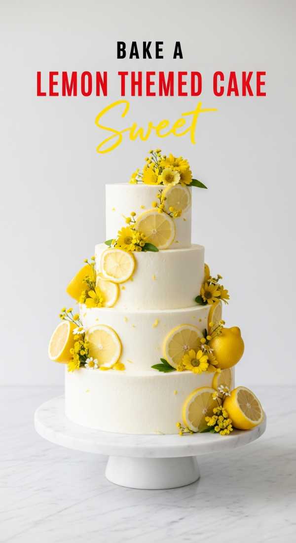 Bake A Lemon Themed Birthday Cake In 6 Steps 69f478f73b23d