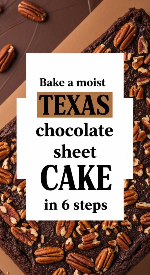 Bake A Moist Texas Chocolate Sheet Cake In 6 Steps 6a06cdb83fbc2