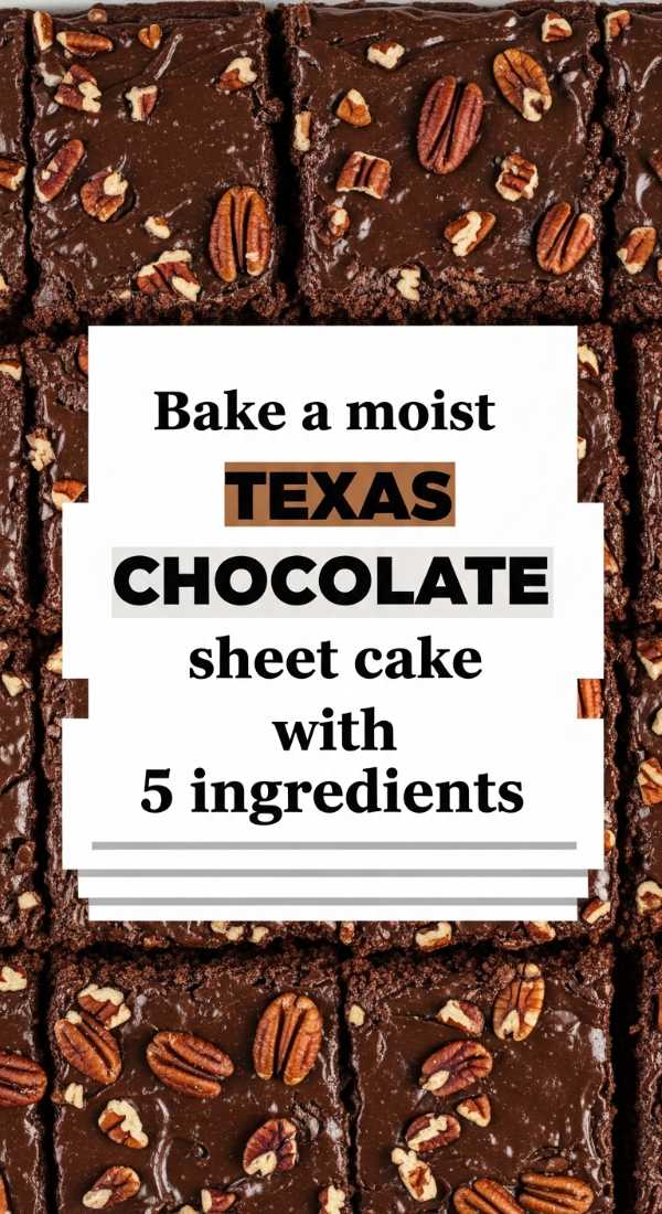 Bake A Moist Texas Chocolate Sheet Cake With 5 Ingredients 6a0702597be75