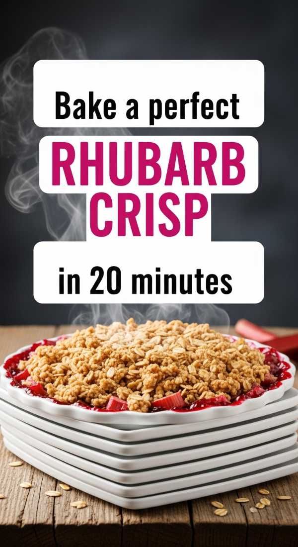 Bake A Perfect Rhubarb Crisp In 20 Minutes 69fc1905b7ae7