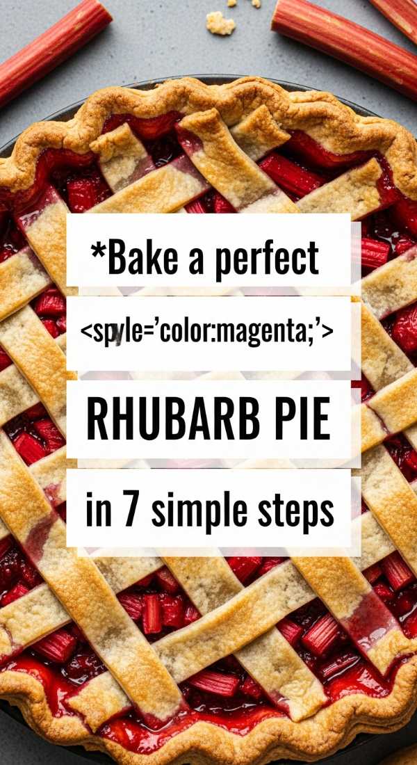 Bake A Perfect Rhubarb Pie In 7 Simple Steps 6a06e6e2f0193
