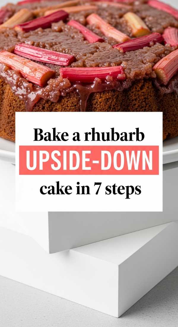 Bake A Rhubarb Upside Down Cake In 7 Steps 6a06cbe6e5520