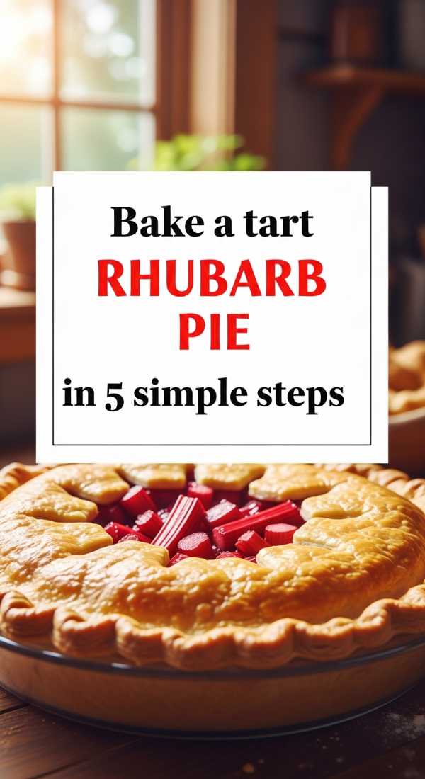Bake A Tart Rhubarb Pie In 5 Simple Steps 6a06bc582eac4