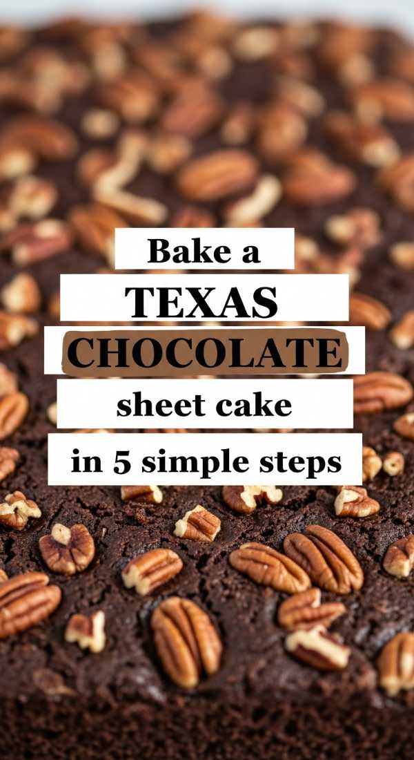 Bake A Texas Chocolate Sheet Cake In 5 Simple Steps 6a06c39a6ed86