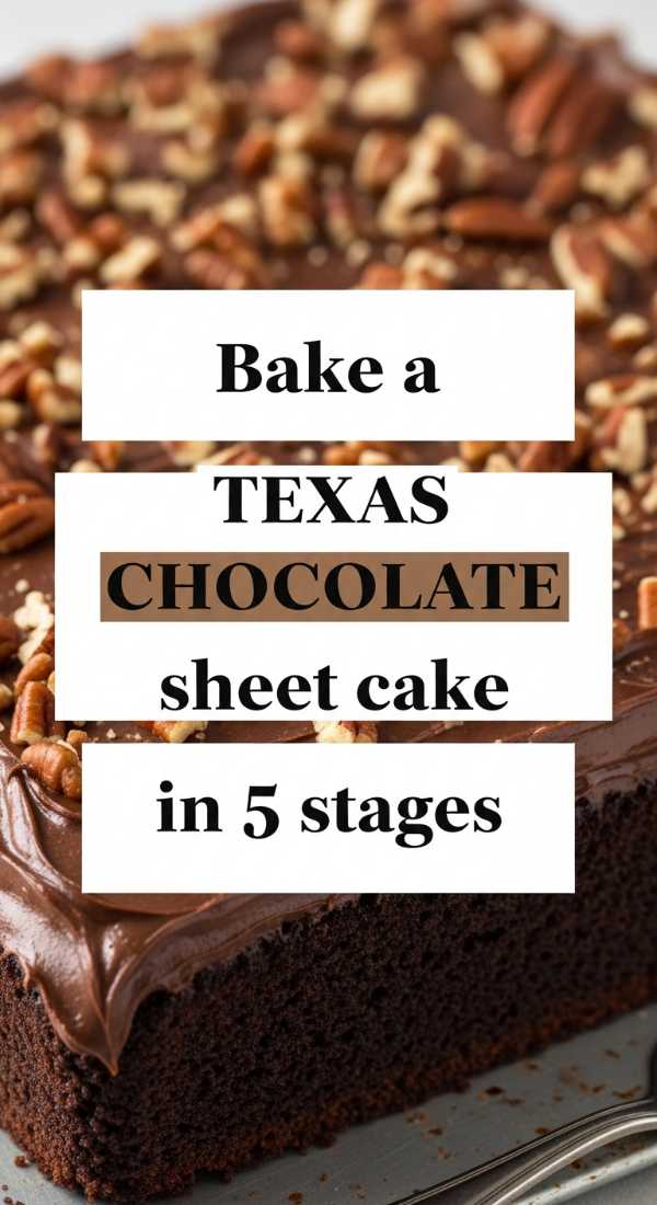 Bake A Texas Chocolate Sheet Cake In 5 Stages 6a06c3b34a416