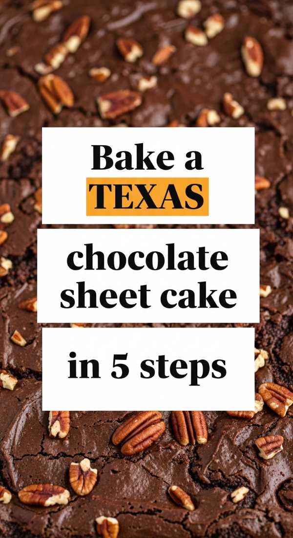 Bake A Texas Chocolate Sheet Cake In 5 Steps 6a06e6fc33837