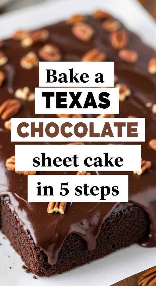 Bake A Texas Chocolate Sheet Cake In 5 Steps 6a06ee3d76b73