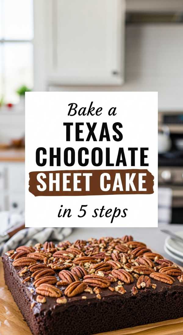 Sizzle & Chill: The Ultimate Summer Recipe Handbook Bake A Texas Chocolate Sheet Cake In 5 Steps 6a10953eac5ed