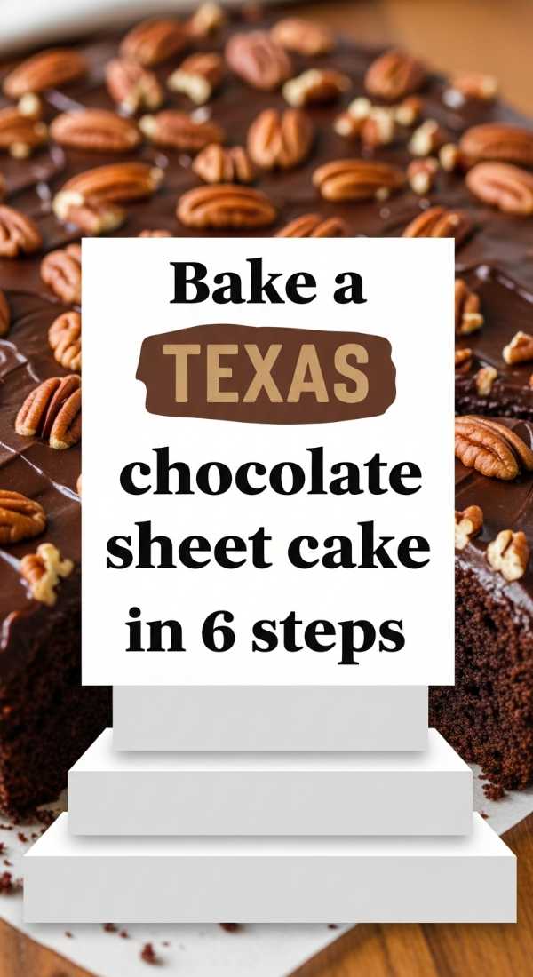 Zest and Sizzle: A Blogger's Guide to the Summer Flavor Extravaganza Bake A Texas Chocolate Sheet Cake In 6 Steps 6a10d07f9f976