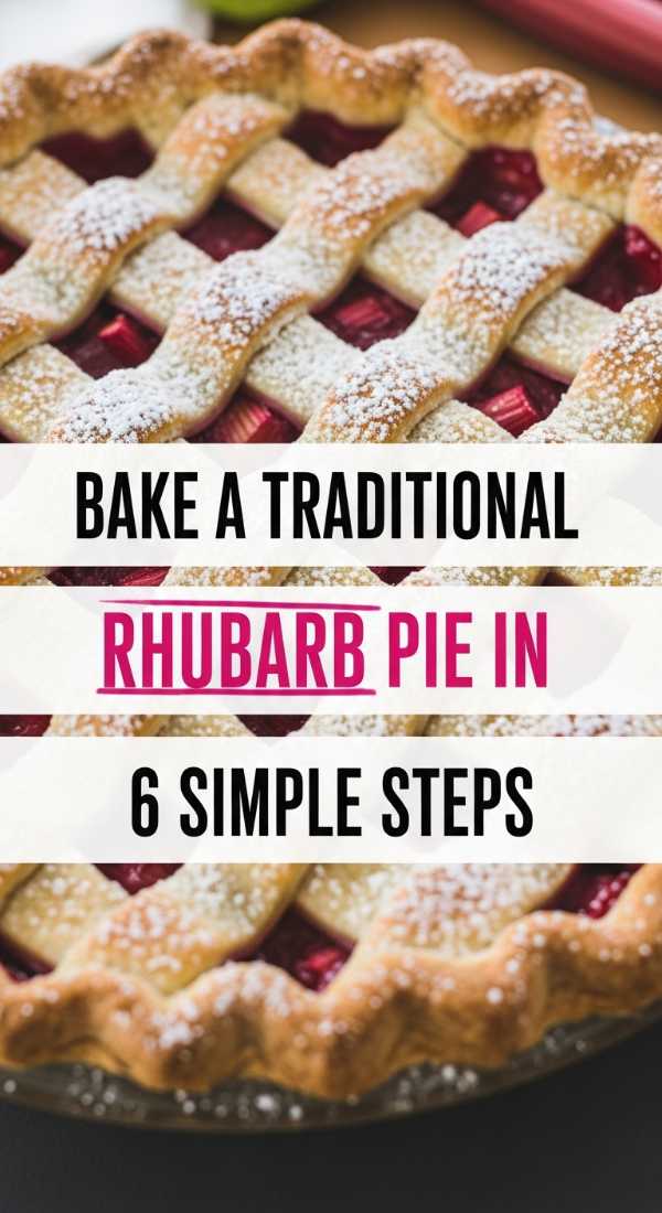 Bake A Traditional Rhubarb Pie In 6 Simple Steps 6a06c1ee10121