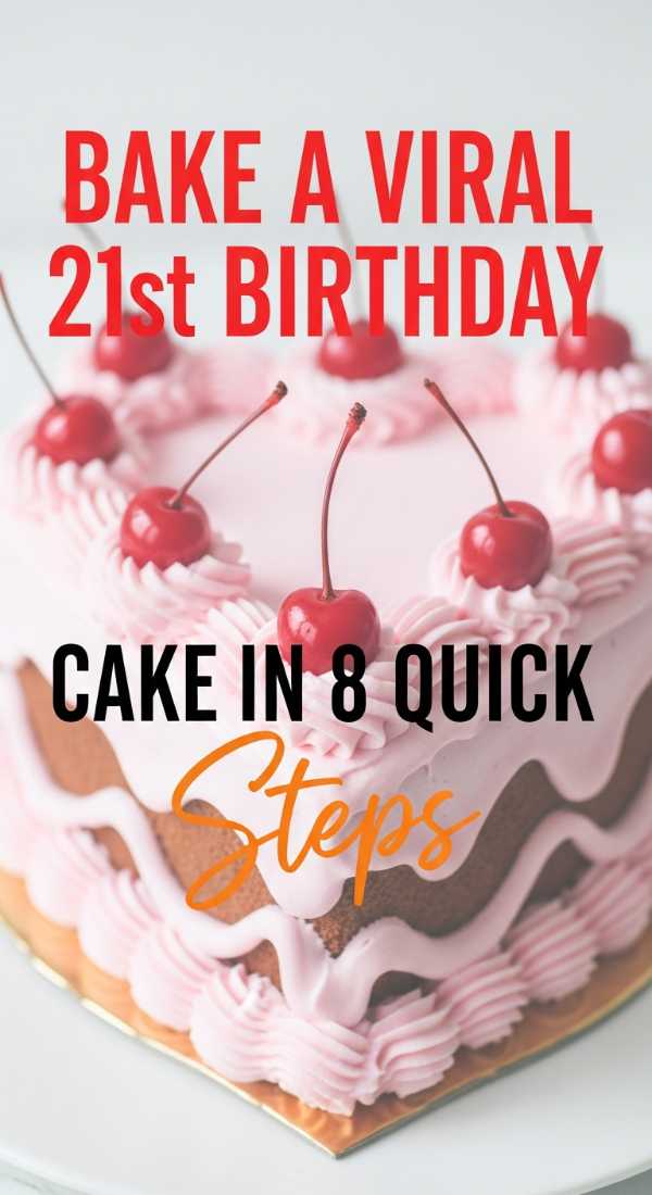 Sip, Sip, Hooray! Your Step-by-Step Guide to a Flawless 21st Birthday Bake A Viral 21st Birthday Cake In 8 Quick Steps 6a056f8f556a6