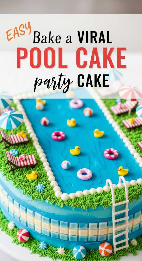Bake A Viral Pool Party Cake In 4 Easy Phases 69fda91956013