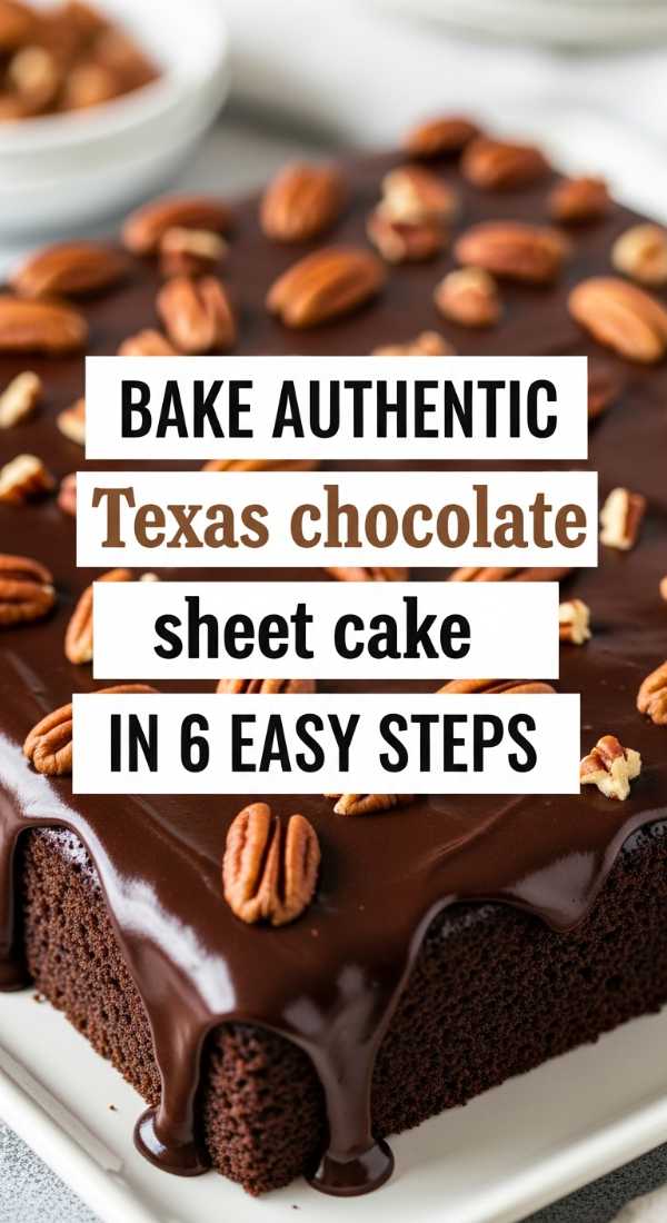 Bake Authentic Texas Chocolate Sheet Cake In 6 Easy Steps 6a06c39dec07d