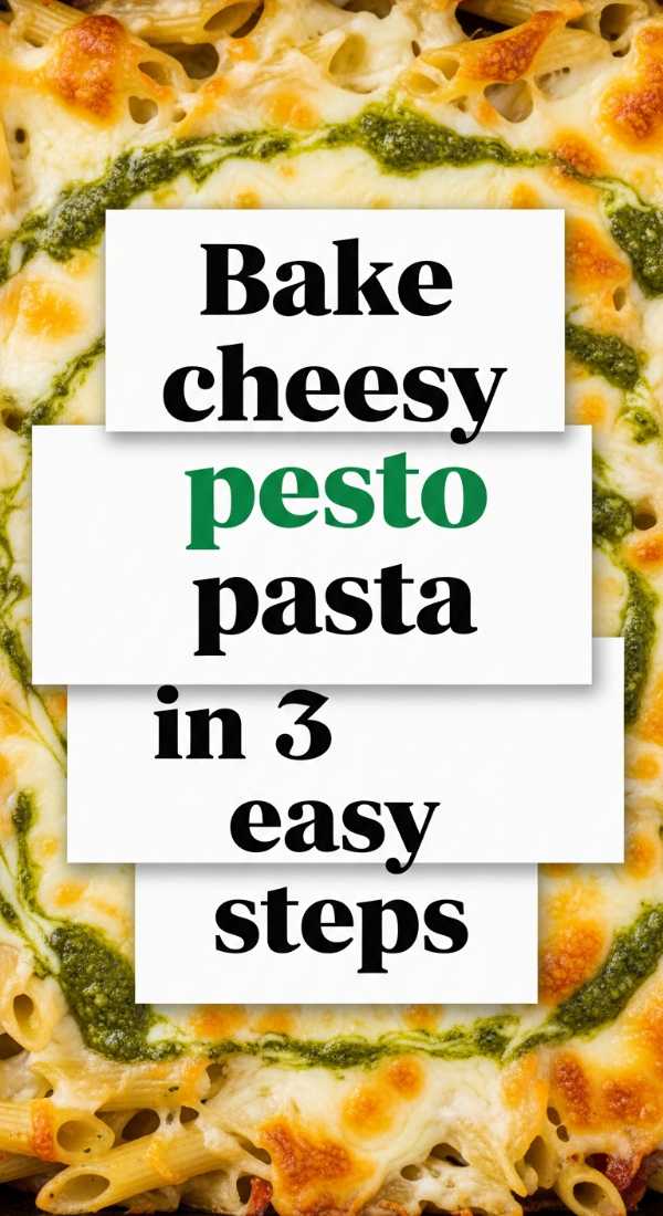 Bake Cheesy Pesto Pasta In 3 Easy Steps 6a1098b512d81