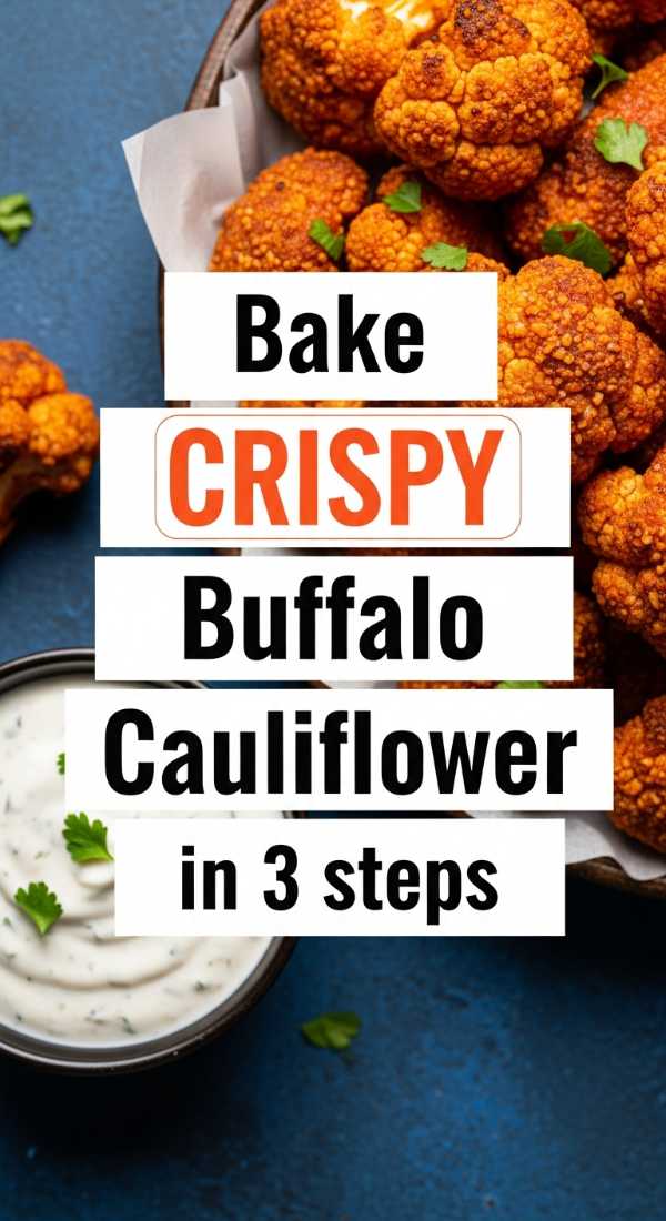 Bake Crispy Buffalo Cauliflower In 3 Steps 69fd8aa91f2e4