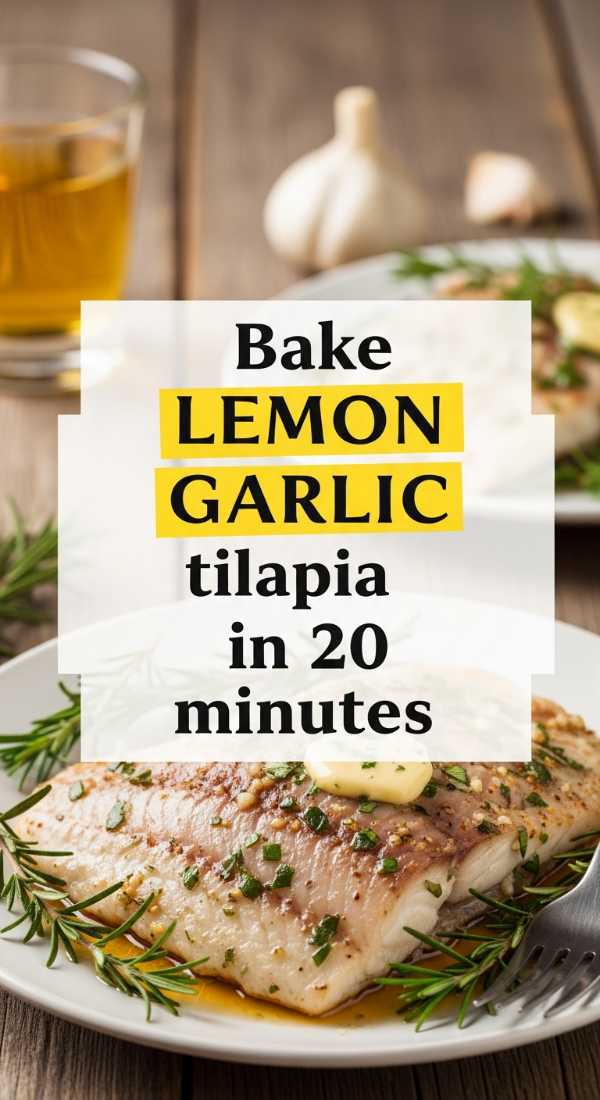 Bake Lemon Garlic Tilapia In 20 Minutes 6a04150b33c32