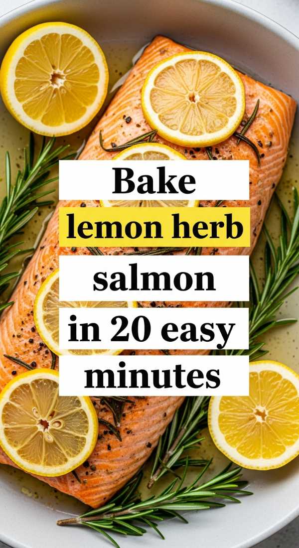 Bake Lemon Herb Salmon In 20 Easy Minutes 69f6fe043dc20