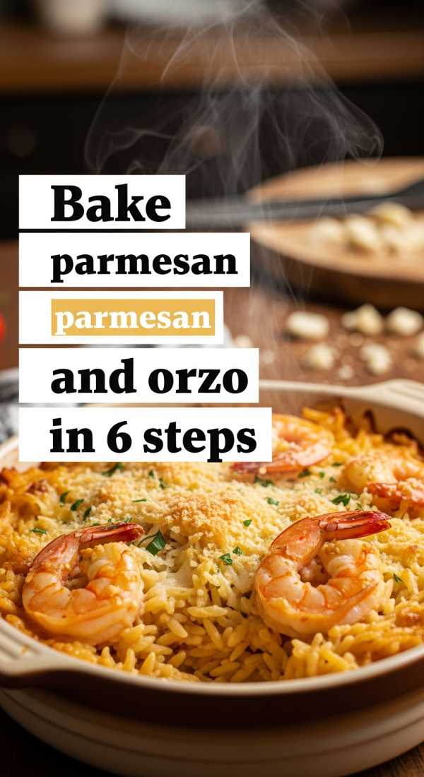 Bake Parmesan Shrimp And Orzo In 6 Steps 69f59f7d54cc2
