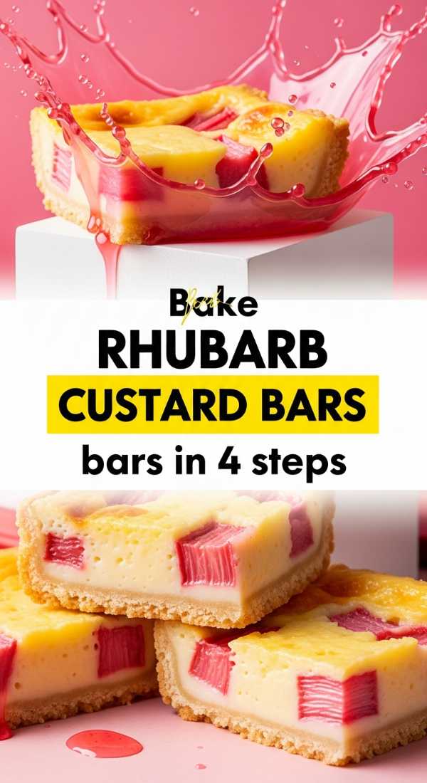 Bake Rhubarb Custard Bars In 4 Steps 69fd8a9f071ca