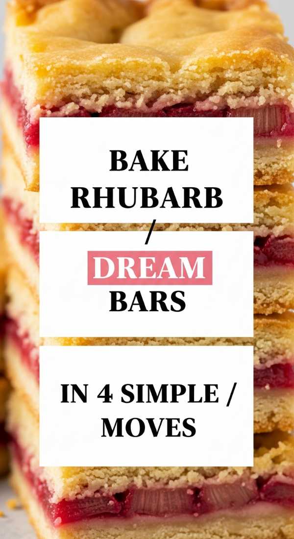 Red & Radiant: The Definitive Guide to Cooking with Rhubarb and Strawberries Bake Rhubarb Dream Bars In 4 Simple Moves 69fd8ca8278c2