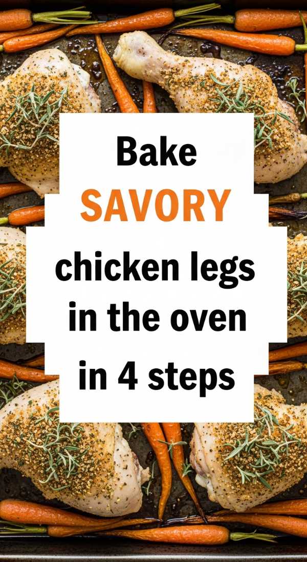 Bake Savory Chicken Legs In The Oven In 4 Steps 6a14422cb7b6b
